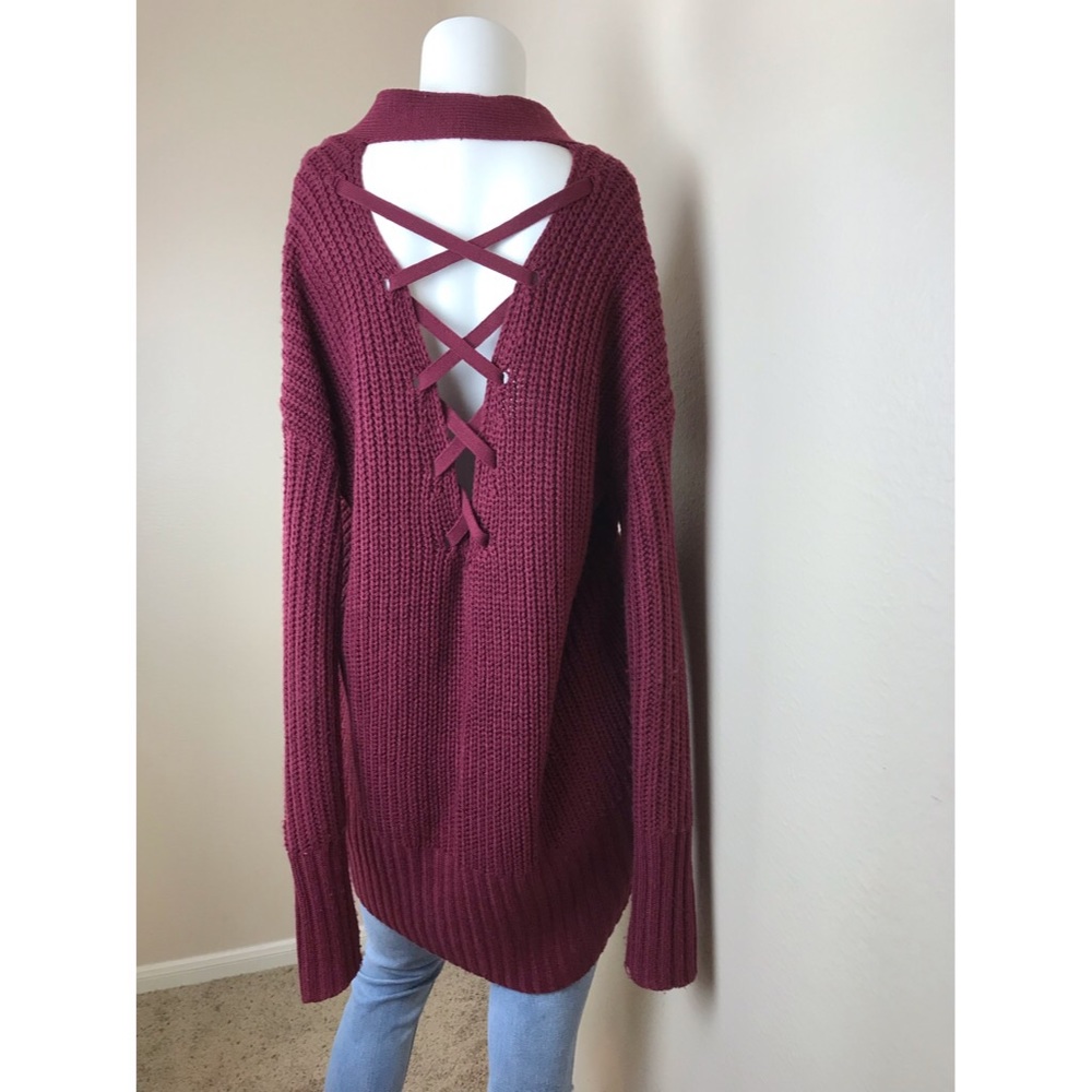 Arizona jeans oversized cardigan cross detail M